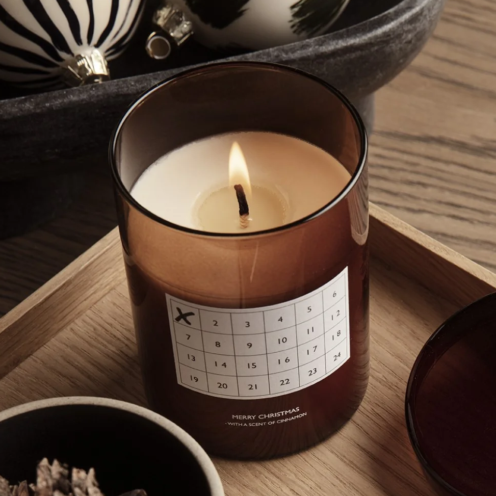 Scented Christmas Calendar Candle