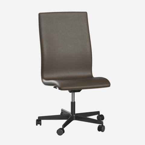 Fritz Hansen Oxford™ Office Chair Leather With Wheels