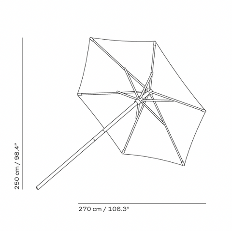 Catania Umbrella Ø270