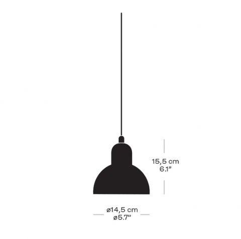 Fritz Hansen Kaiser Idell™ Pendant Small