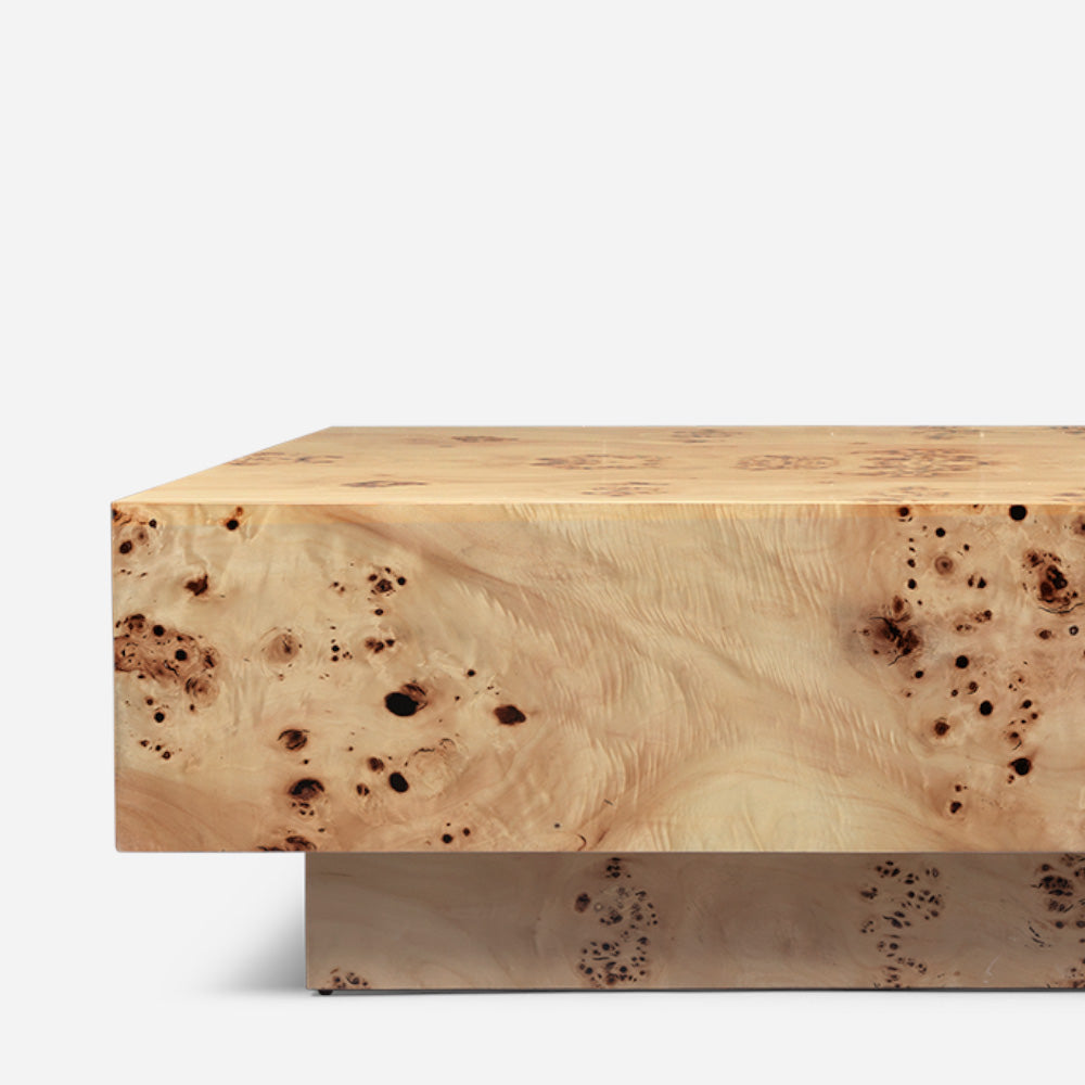 Burl Coffee Table